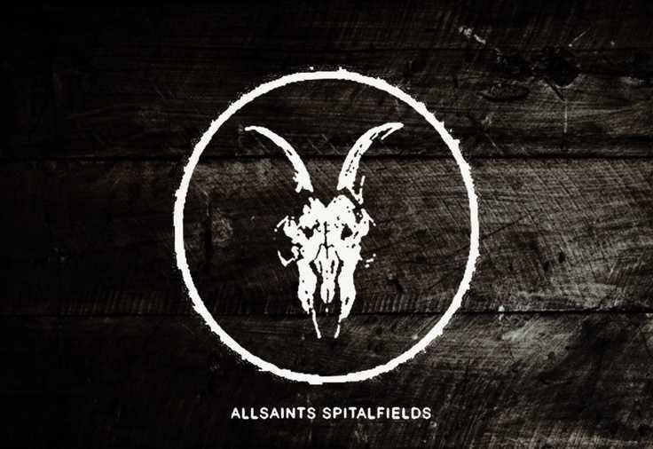 Мъжки кожени обувки/боти ALL SAINTS 43/44 номер