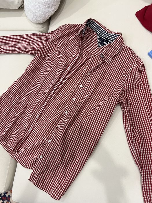 Клечатая рубашка от Tommy Hilfiger оригинал