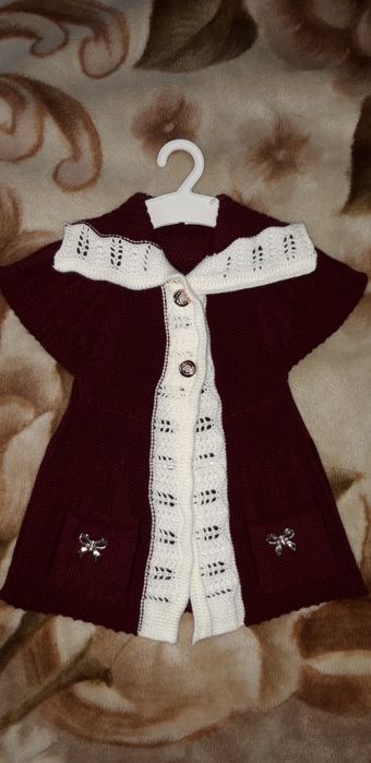 Вязанная желетка