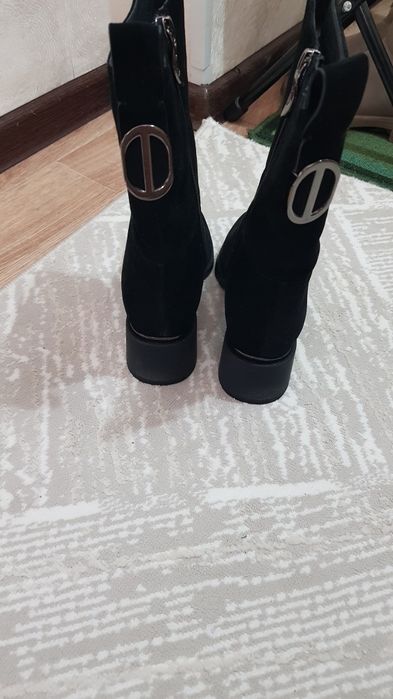 Сапоги замшевые,теплые