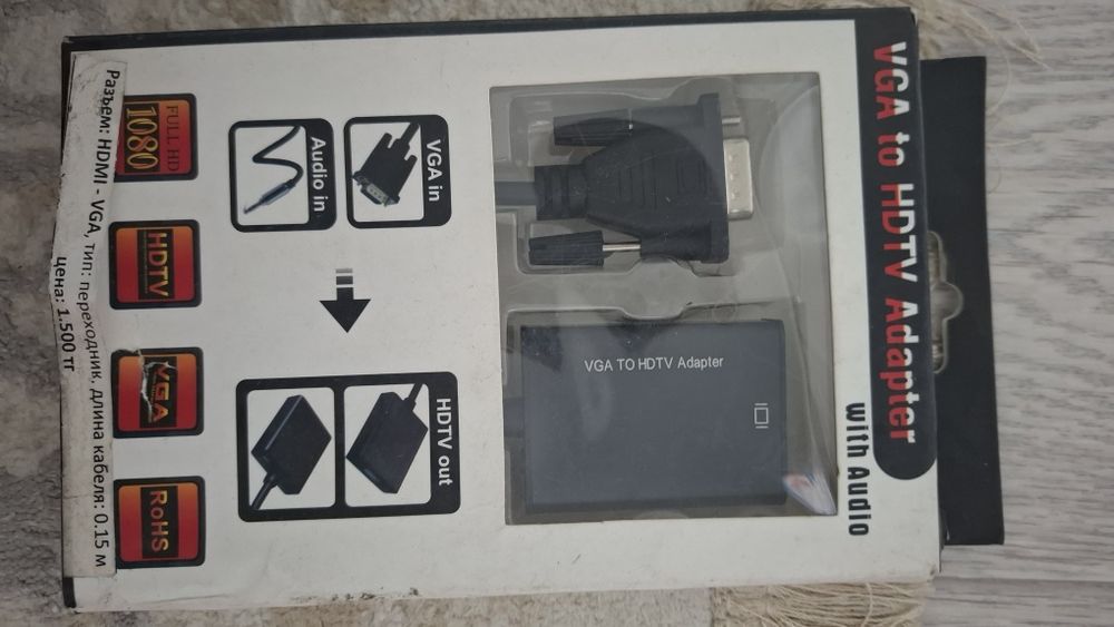 VGA USB HDMI BNC разъем переходник ethernet