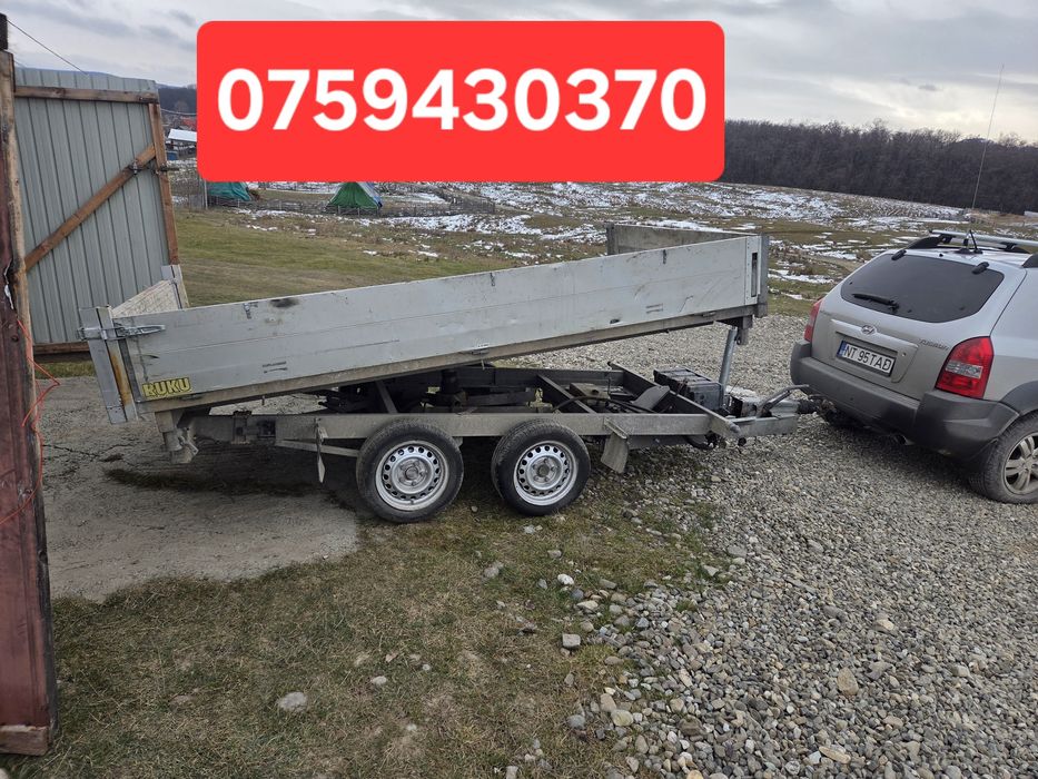 Remorca 3,5t basculabila