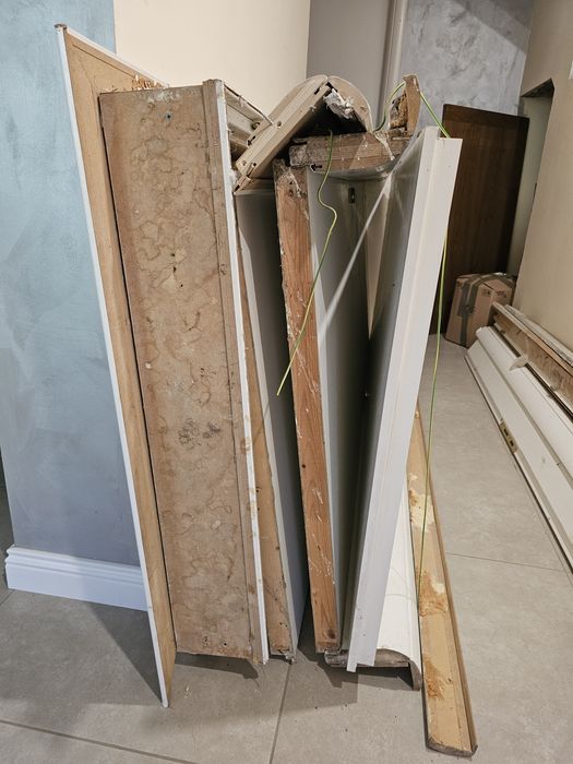 Cinci usi albe second hand, calitate superioara italiana