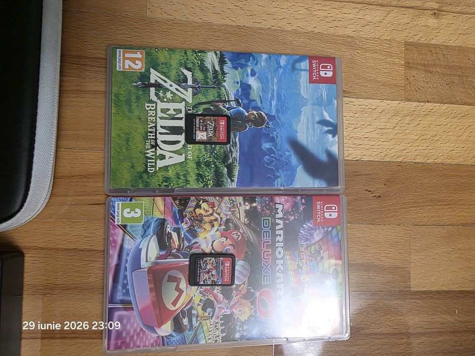Consola Nintendo Switch +jocuri plătite+card de 256 de GB