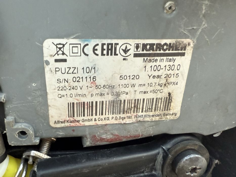 * Karcher Puzzi 10.1 оригинал Италия поофессиональный аппарат для химч