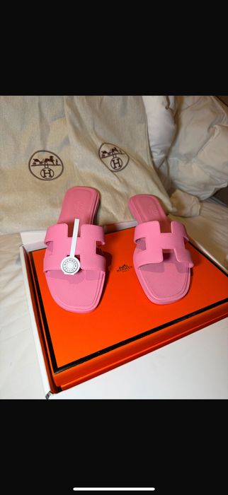 Hermes шлепанцы новые