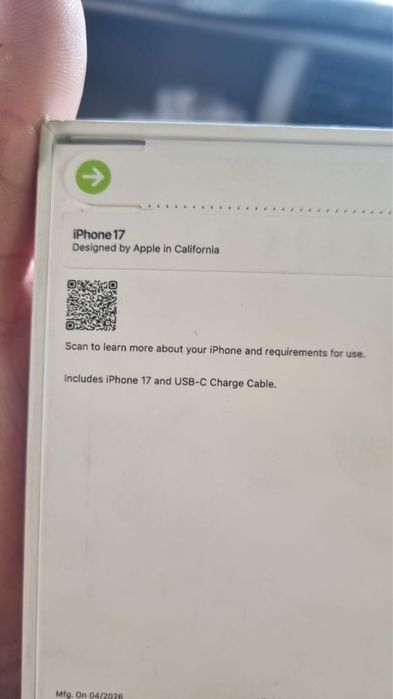 IPhone 17 . 256 гб. в коробке