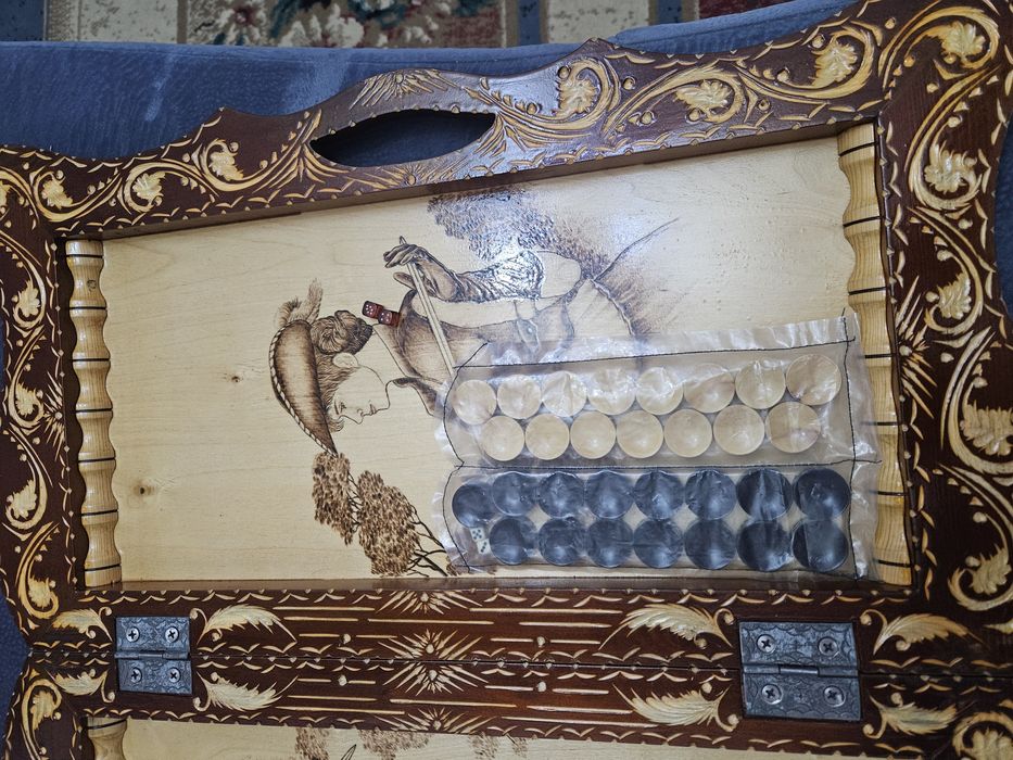 Нарды раскладные ручная работа