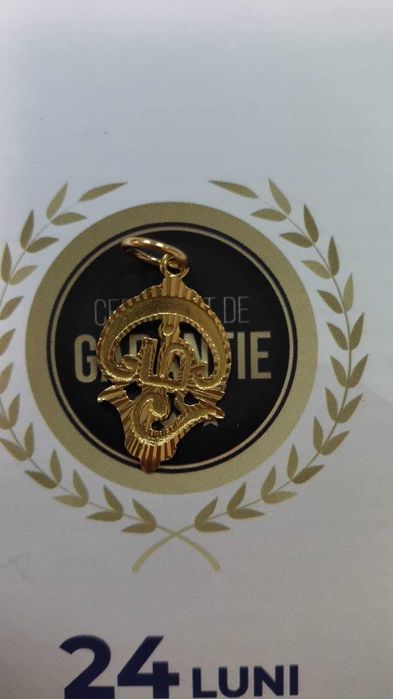 (AG 35) Medalion aur 18K 2.30 gr B.33492 / Garantie 2 ani/ 1495 lei