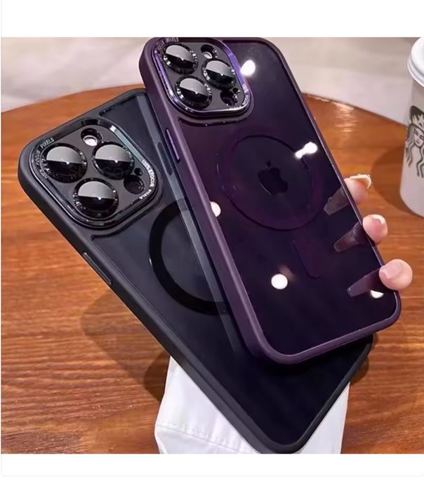 Iphone 14/15/16/17/PRO/MAX/PLUS Husa Magsafe Spate Lucios Magnetic