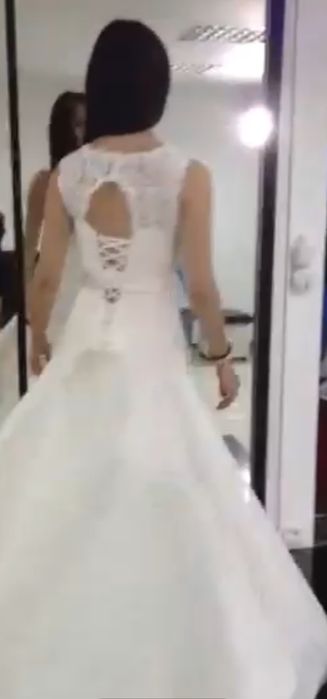 Платье белое на кыз узату