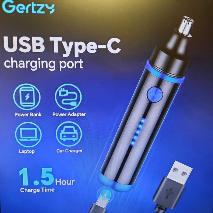 Тример мултифункционален за уши,нос,вежди,бакенбарди+преставки и четка