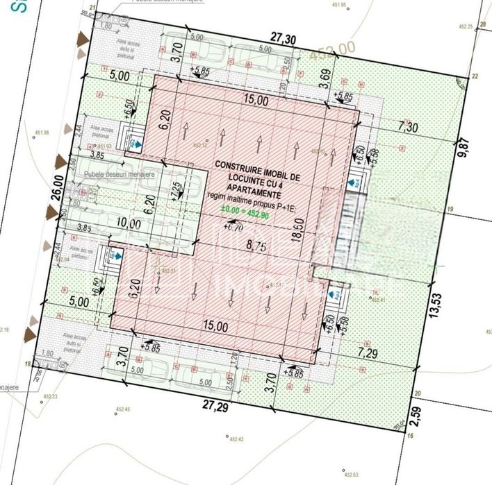 Casa cu 3 camere si 200 mp de curte, in Cartierul Arhitectilor