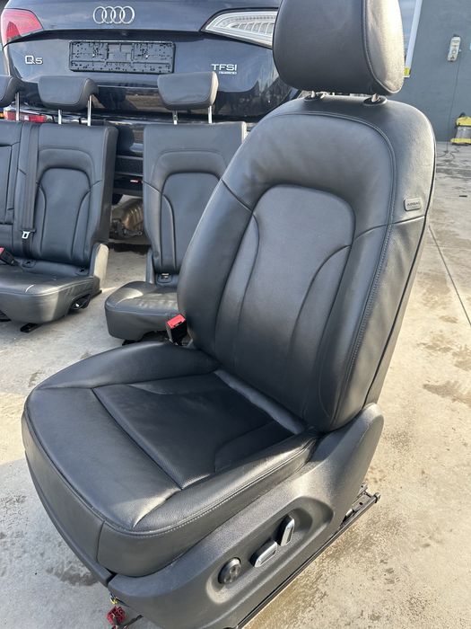 Interior piele scaune bancheta incalzite memorie Audi Q5 8R S Line