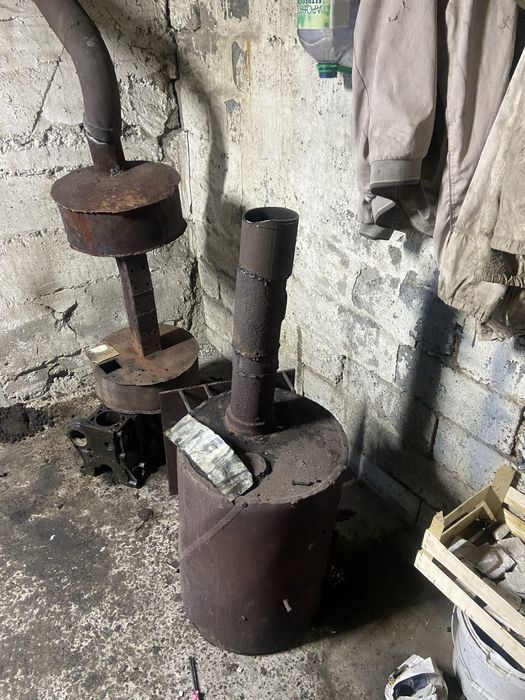 Печь буржуйка из толстого метала