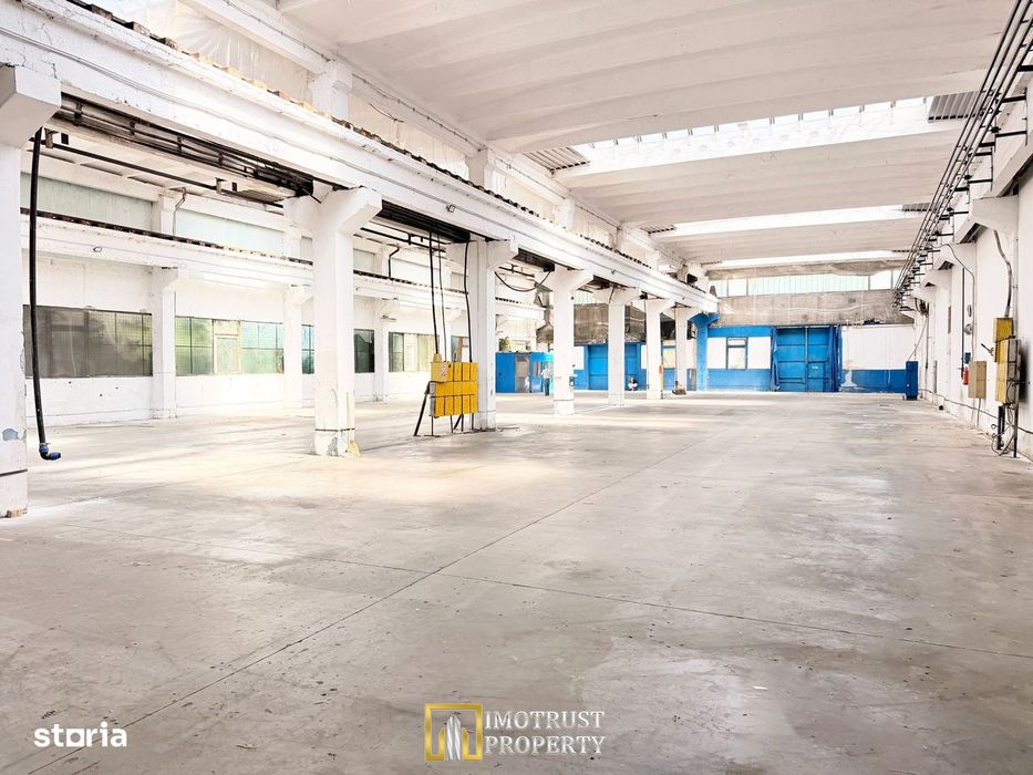 Hală industrială de închiriat în Arad – 1.200 mp, acces TIR