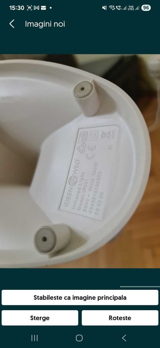 Lampa infrarosu bec Philips pt dureri reumatice si musculare