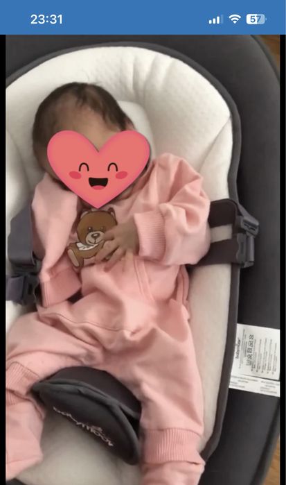 Vând leagăn BabyMoov motion zinc ca nou.