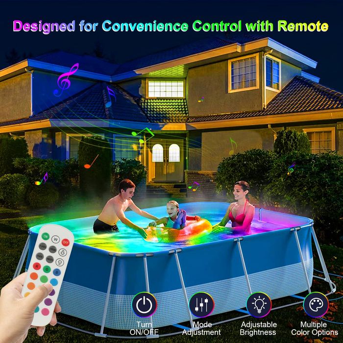 Интелигентни потопяеми лампи LED осветление за басейн лампа за басейн