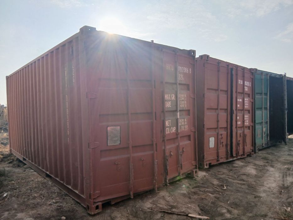 6 метрлик ва 12 метрлик пустой кантенерлар сотувда