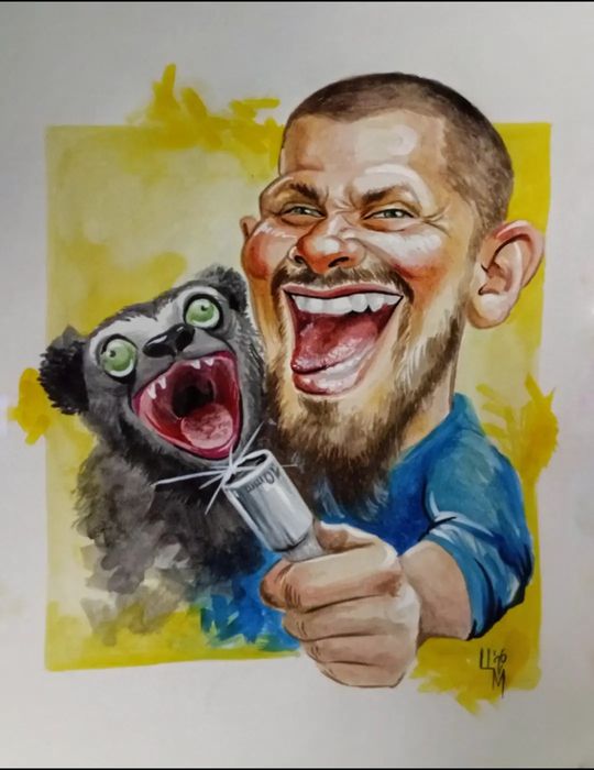 Портрети, Карикатури