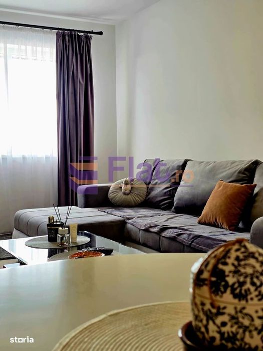 Apartament cu 2 camere de vânzare - 53 mp, complet mobilat și utilat
