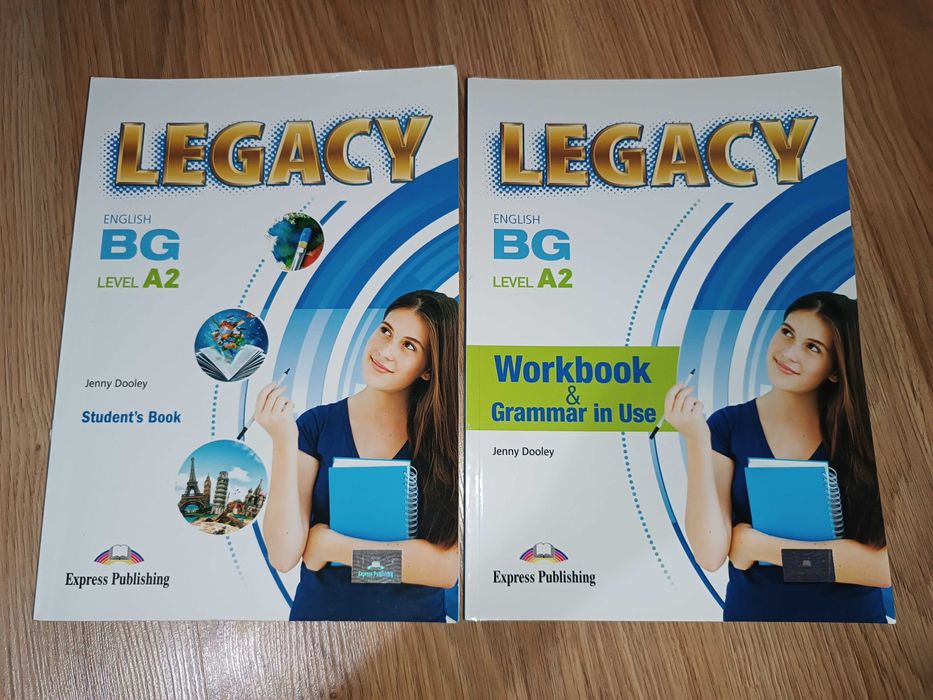 Legacy нови учебници и тетрадки по английски език