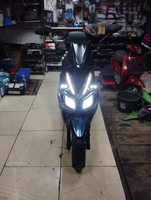 Скутер самурай мопед