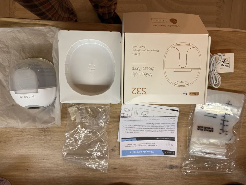 Vand pompa electrica pentru san, Stadis