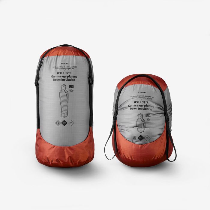 Sac de dormit de trekking 0°c din puf, - produs resigilat Decathlon