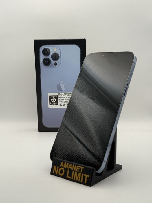 iPhone 13 Pro Max 256GB Blue Garantie 12 Luni ,AMANET NO LIMIT