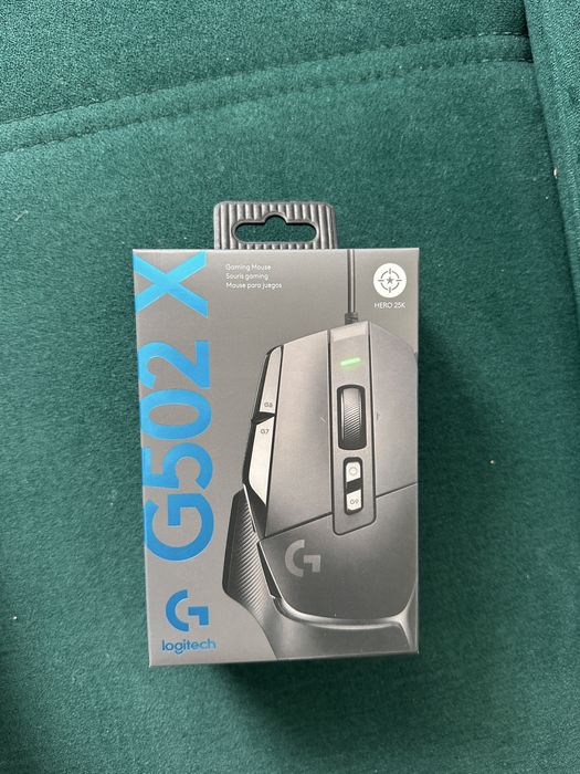 Mouse gaming Logitech G502X + mousepad G250 M