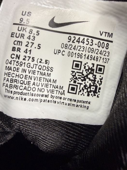 Nike Air Vapormax 43 noi new