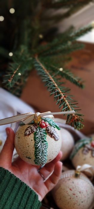Ёлочные игрушки ручной работы