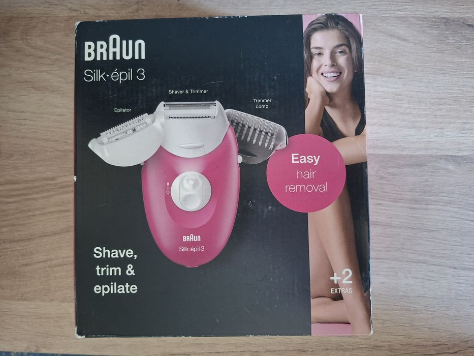 Braun Silk-épil 3 – епилатор с бръснеща глава и тример