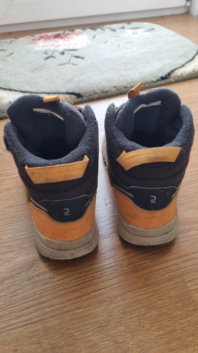 QUECHUA Детски непромокаеми обувки, КОЖЕНИ, за преходи SH500, № 30