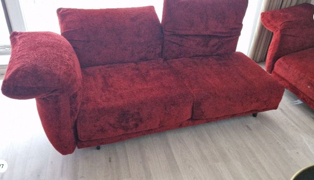 Vand canapea / coltar 372 x 287 - Visiniu