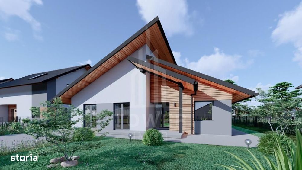 Casă pe un singur nivel INDEPENDENTĂ ENERGETIC - Cartier NOU
