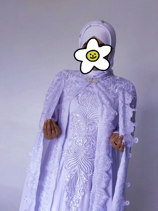 Hijoblik qizlarimiz uchun moʻljallangan toʻy libosi.