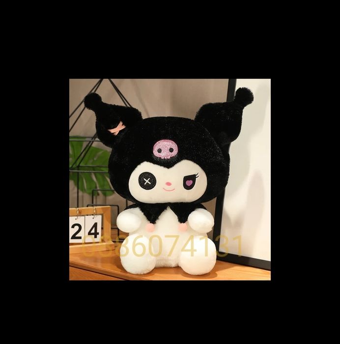 Hello Kitty Kuromi Плюшена играчка, Кити Куроми плюшени играчки, 45см