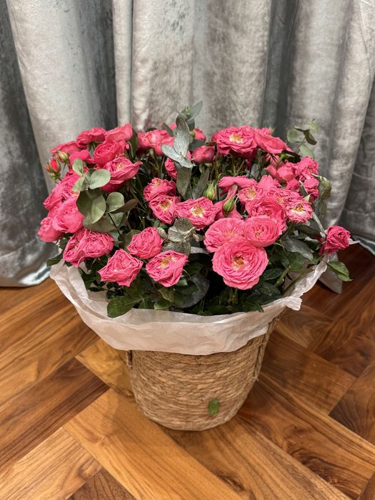 Цветочки в корзине