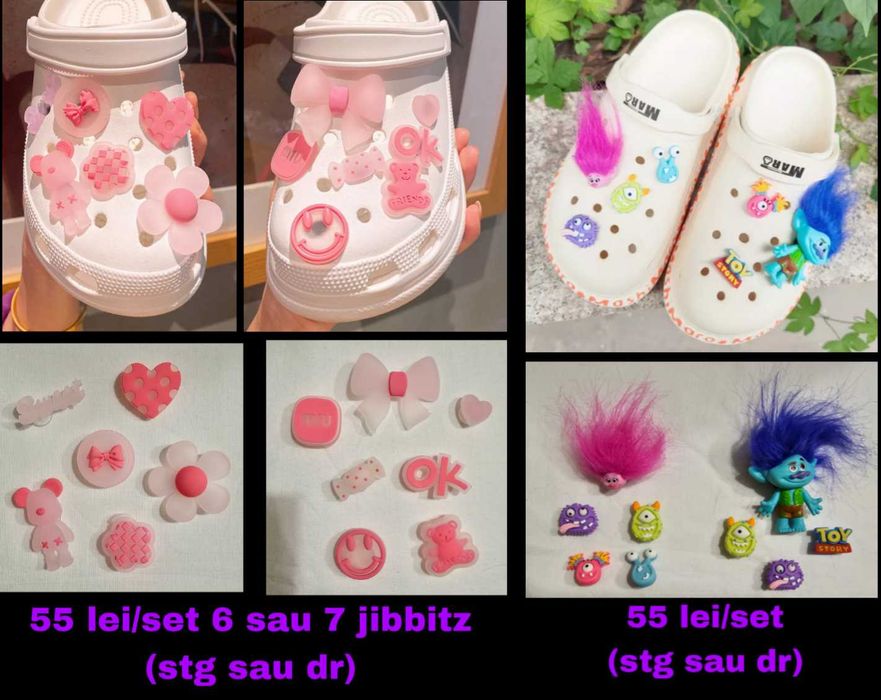 Jibbitz charmuri pt Crocs (seturi)