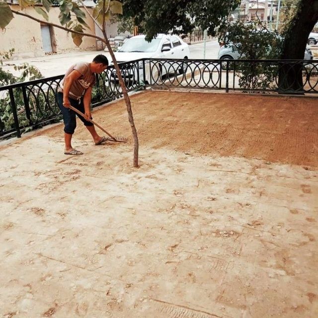 Ландшафт с нуля Полив и посадка.