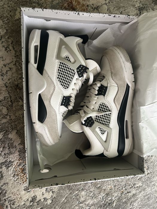 Nike Air Jordan 4 Retro Military Black (LJR Batch) - 40 номер