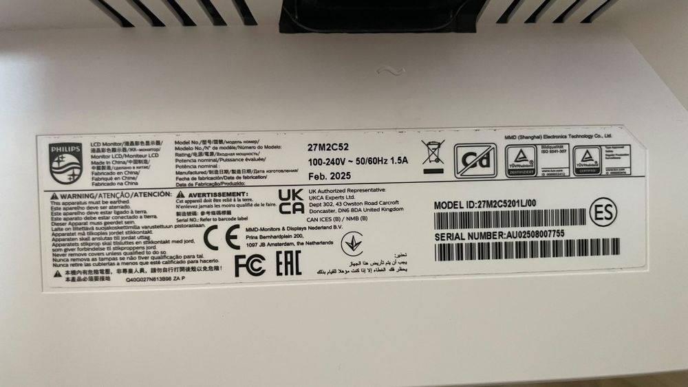 Monitor Gaming curbat VA PHILIPS Evnia