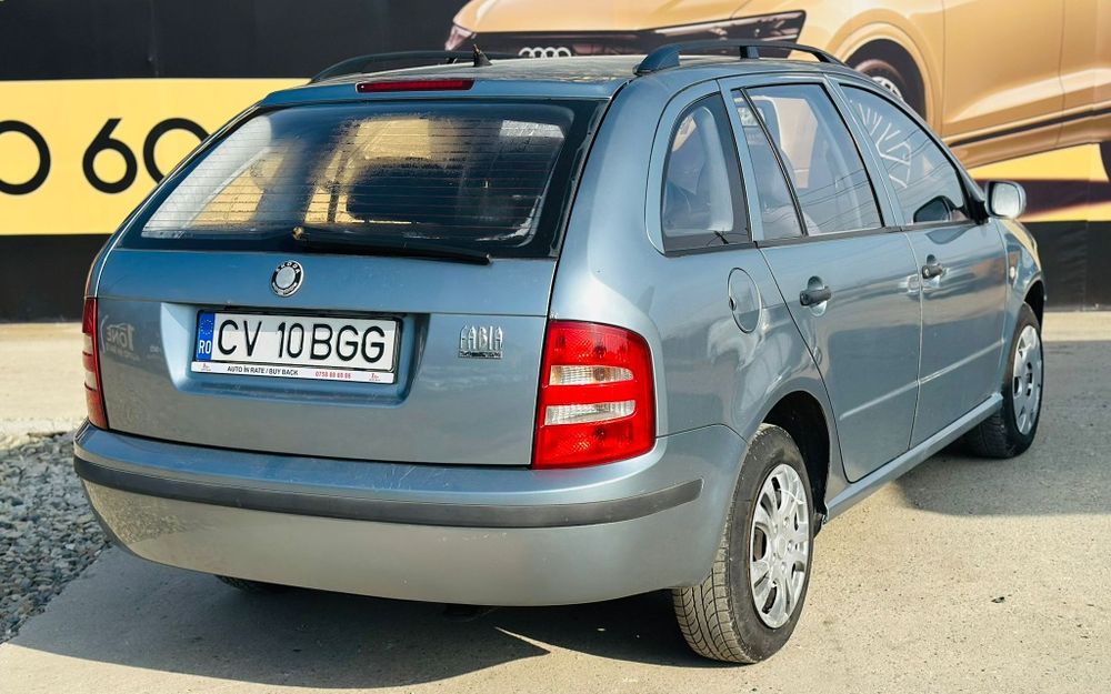 Skoda Fabia, 1.4 benzina, 2002, RATE CU BULETINUL,  AVANS 0