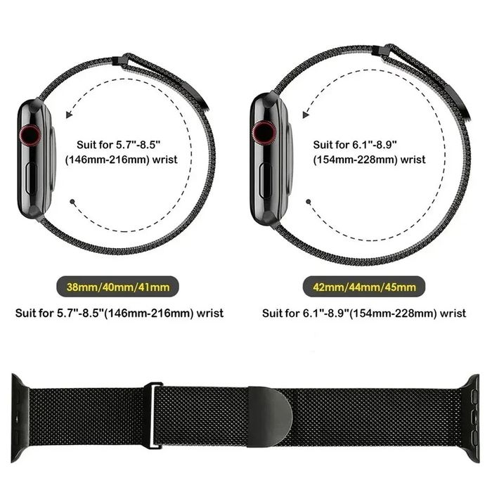 MILANESE 2 Магнитна каишка за Apple Watch 11/10/9/8/7/6/5/4/3/2/1/SE