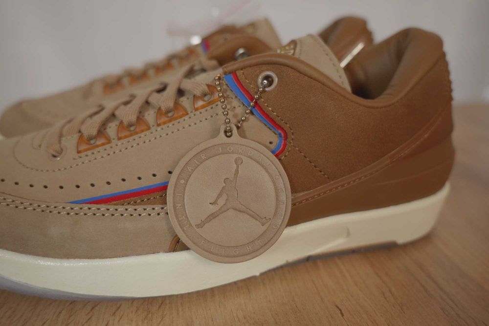 Нови! Air Jordan 2 x Two 18 Low Rocky Tan - 38 номер Унисекс
