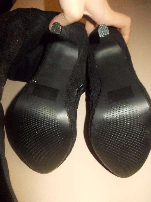 cizme inalte din piele intoarsa
