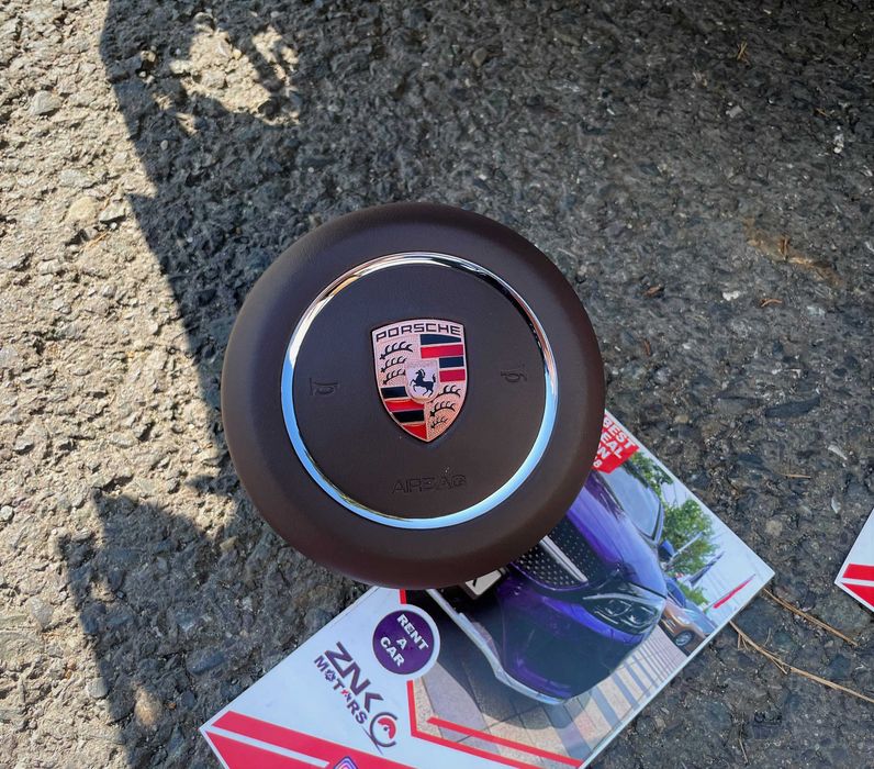 Porsche Cayenne Macan Panamera - airbag volan piele - ORICE CULOARE